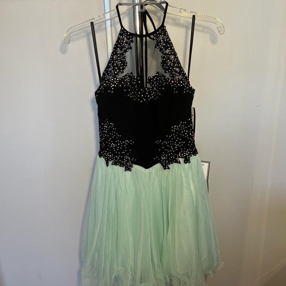 Black and blue Blondie Nites dress